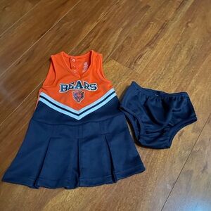 EUC NFL Team Chicago bears Apparel Orange Dress